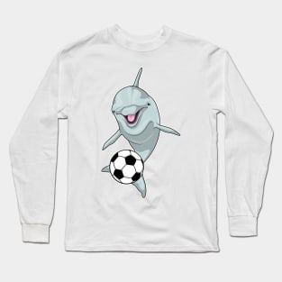 Dolphin Soccer player Soccer Long Sleeve T-Shirt